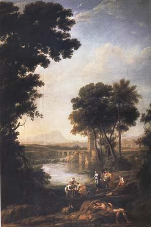 Claude Lorrain The Finding of the Infant Moses (mk17) oil painting picture